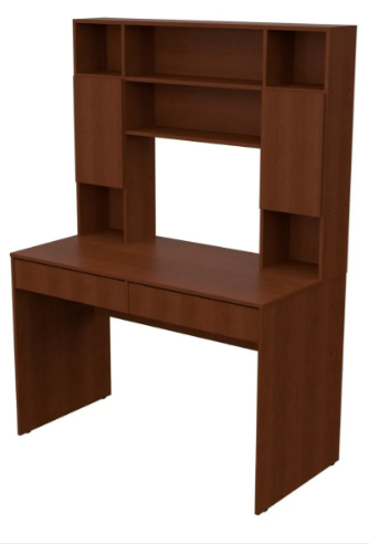 Escritorio con alzada MOSCONI 720 81035 color tabaco