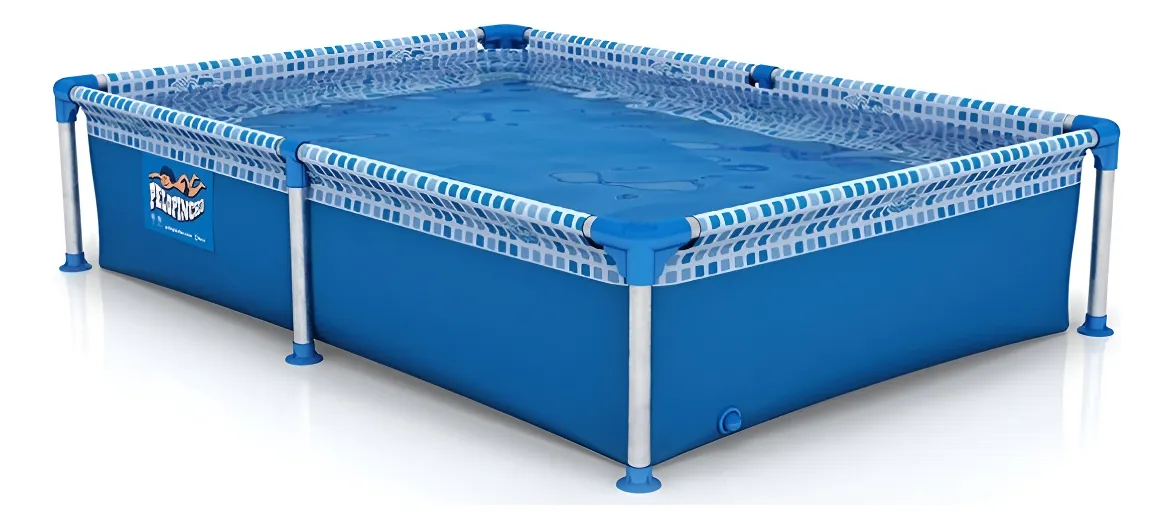 Pileta Pelopincho 1010 Capacidad 500 Litros 1.55x1.07x0.30 Azul Mosaico