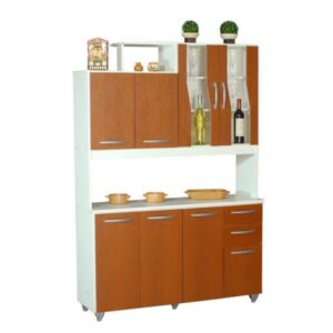 KIT DE COCINA MOGETTA 07021-07024 4 PTAS. (CAOBA -VERDE)