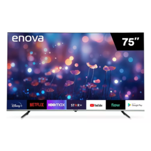 LED SMART TV ENOVA 75" LED 4K UHD FRAMELESS GOOGLE TV