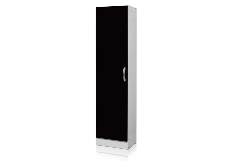 Despensero Ricchezze - 4 estantes 1 puerta - negro