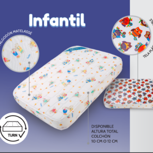 Colchón Taurus Infantil (Espuma 22 kg/m3)