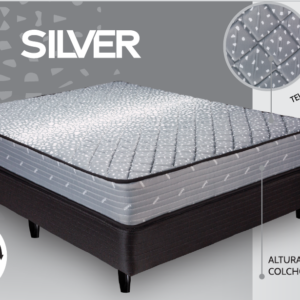 Colchón y Sommier Taurus Silver (Resortes Bonnell)